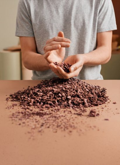 Forbo Marmoleum made using discarded cocoa shells