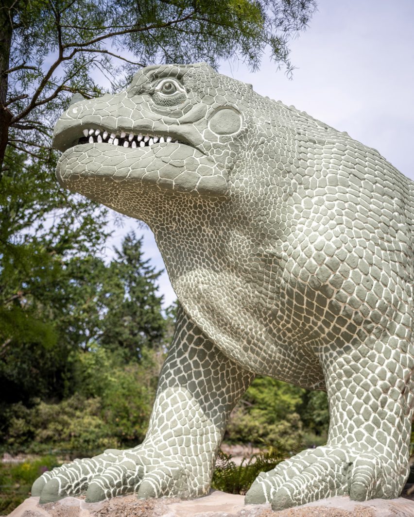 Crystal Palace dinosaur island