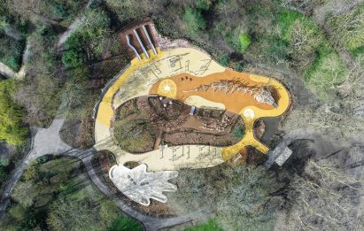 Dinosaur-informed park in Crystal Palace
