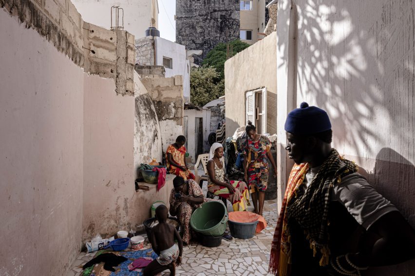 Dakar bubble houses photographed by Andrea Ferro