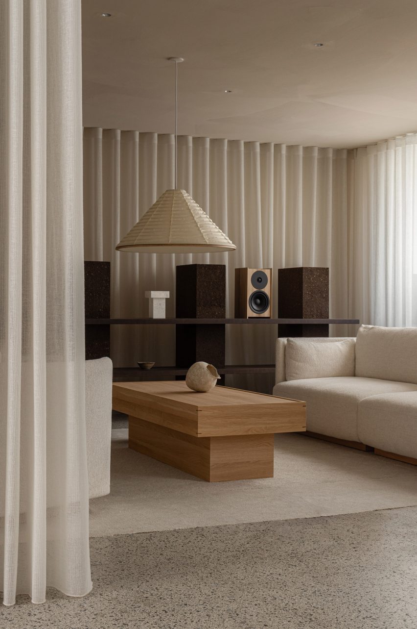 Speakers in Copenhagen showroom