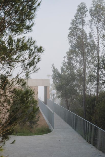 EA House by Bokey Grant in Australia view of bridge