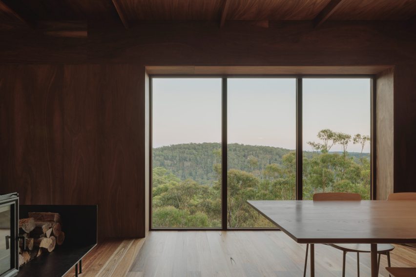 large windows and views in EA House by Bokey Grant