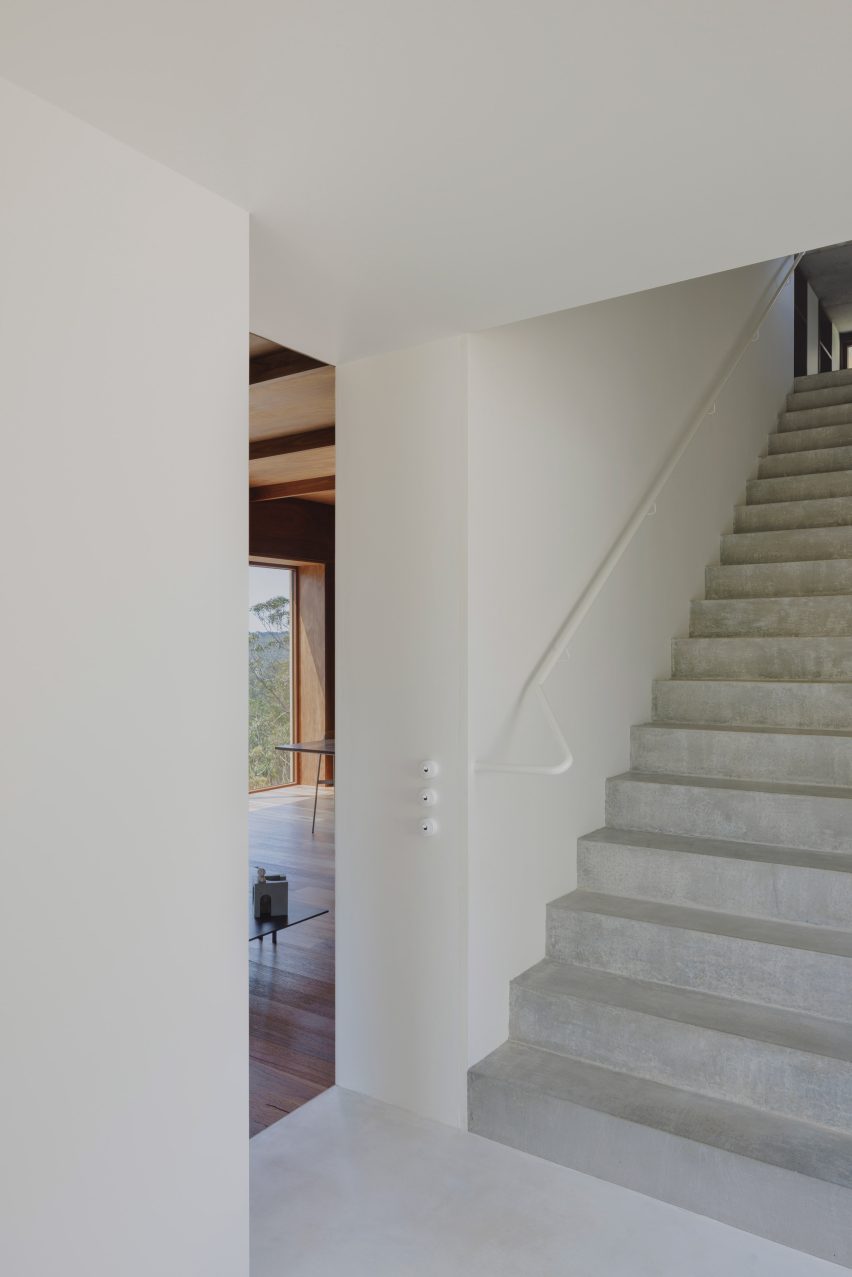 EA House by Bokey Grant in Australia interior staircase