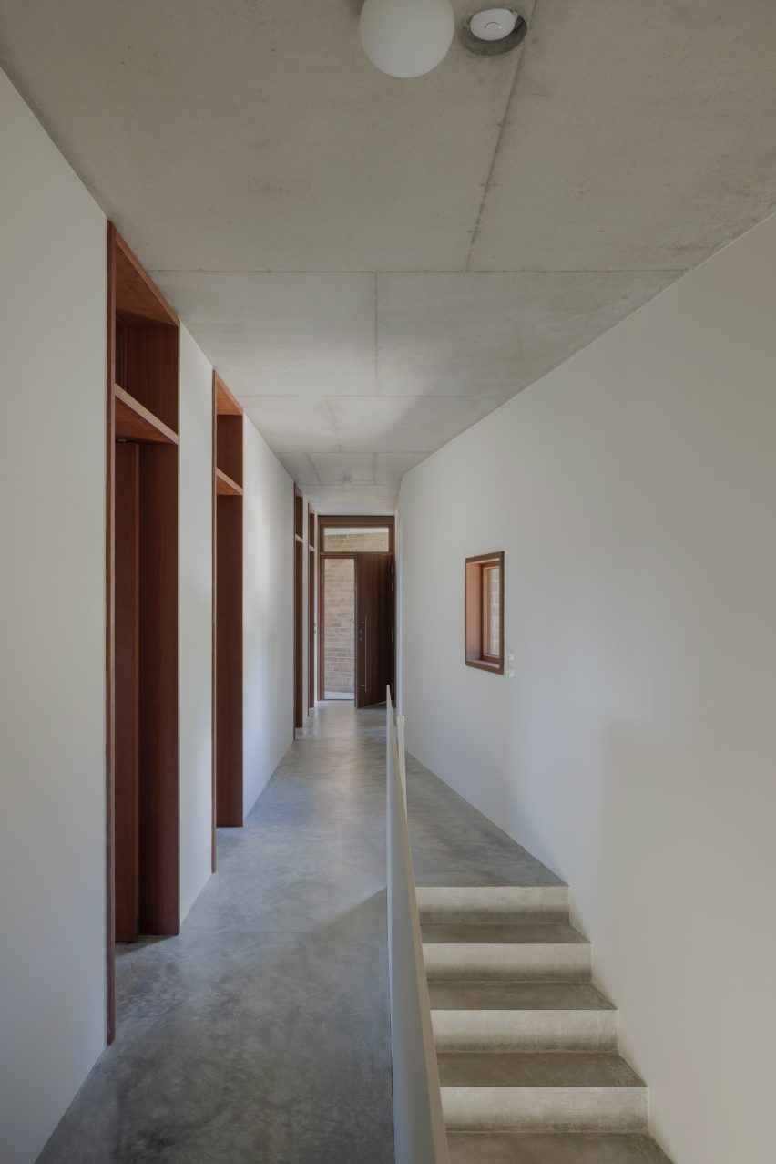 EA House by Bokey Grant loaded corridor inside