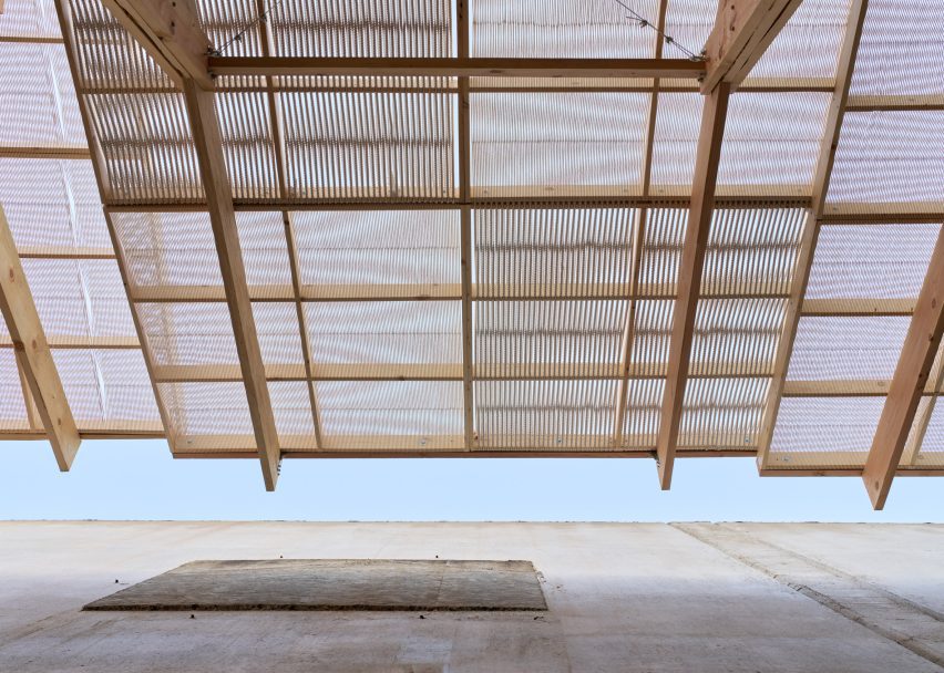 Earthen Comforts shade pavilion