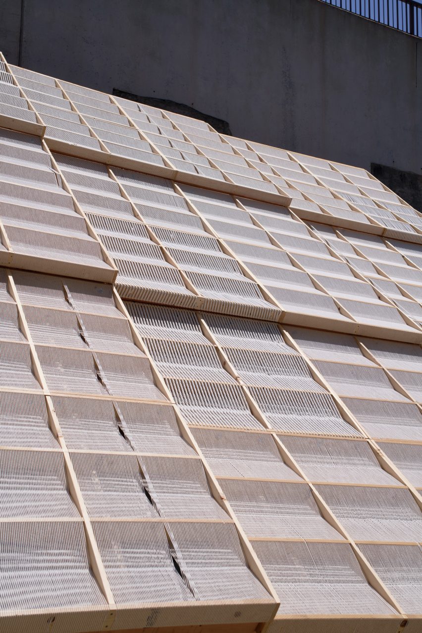 Earthen Comforts shade pavilion