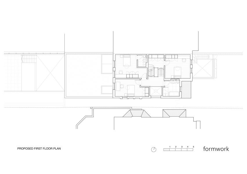 Plan of Crouch End House by Formwork Architects