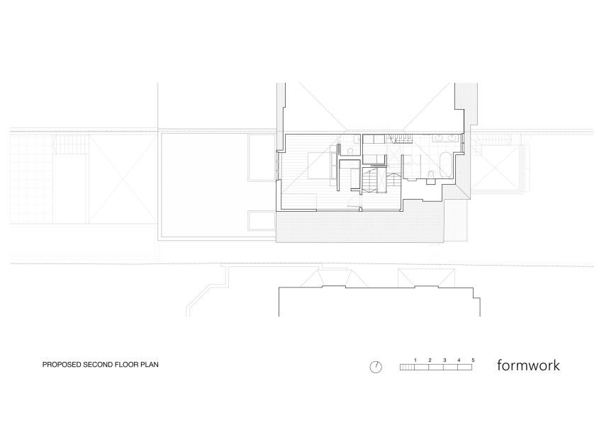 Plan of Crouch End House by Formwork Architects