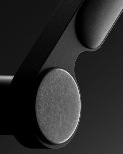 Detail of Dieter Rams door handle