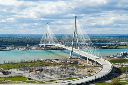 Bridge from Detroit to Canada