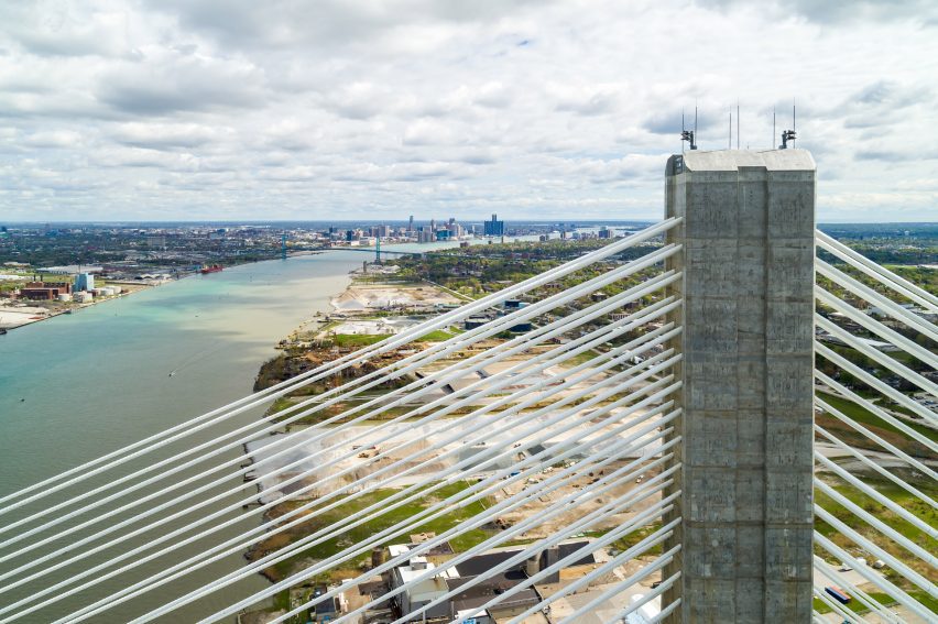 Bridge from Detroit to Canada