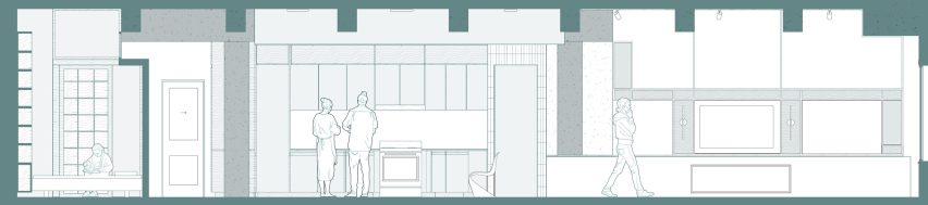 Herring Factory Loft long section