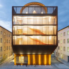 Kéré Architecture creates "vertical playground" for kindergarten at Technical University of Munich