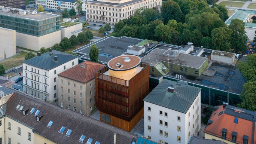 Kéré Architecture creates "vertical playground" for kindergarten at Technical University of Munich