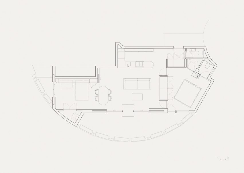 Drawings of Kifisia Apartment by Georgios Apostolopoulos