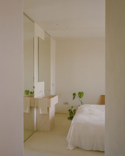 View into bedroom of Kifisia Apartment by Georgios Apostolopoulos