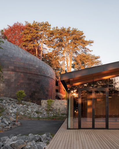 La Source Vive copper-clad concert hall by PCA-Stream