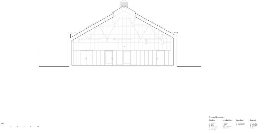LifeLine Community Centre by Assemble Section