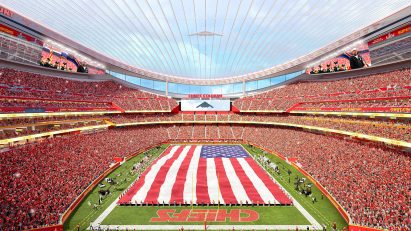 Kansas City Chiefs stadium by Manica Architecture