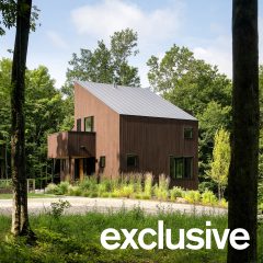 Charred wood gives Vermont house a “bark-like exterior”