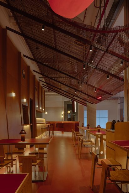 Izakaya-style roof of Dumpling Darlings