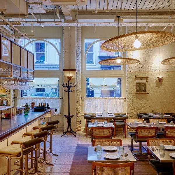 Interior of Zylia in Covent Garden