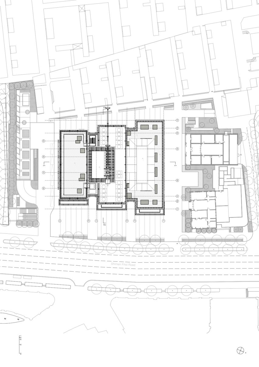 Location plan of One Shanghai by RSHP