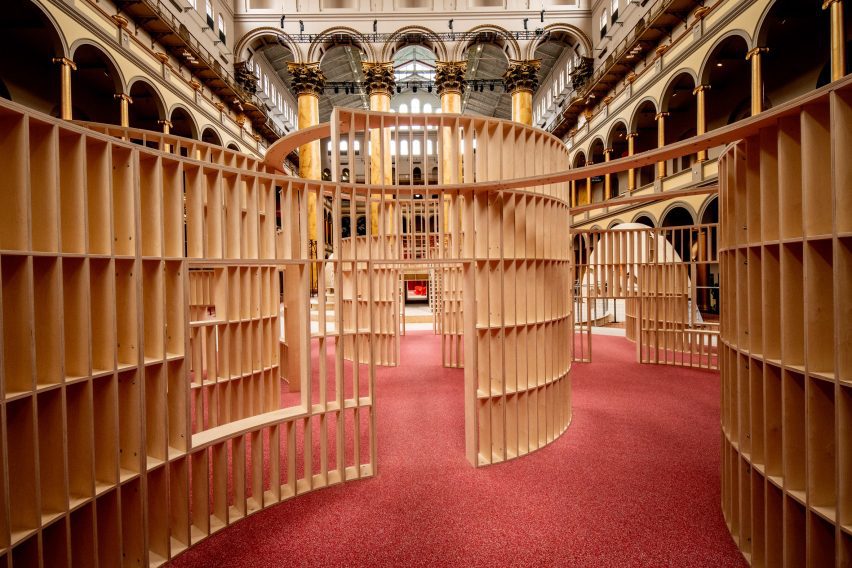 Playground installation in National Building Museum