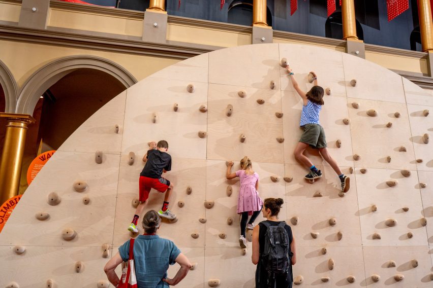 Playground installation in National Building Museum