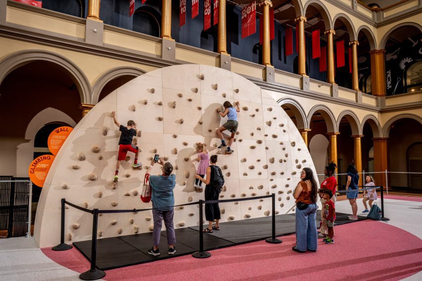 Playground installation in National Building Museum