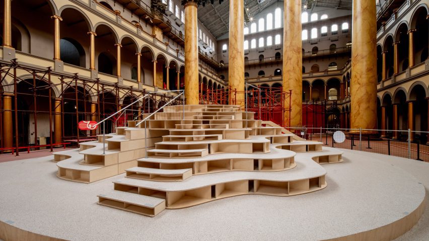 Playground installation in National Building Museum