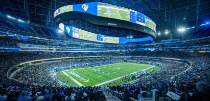 SoFi stadium video screen