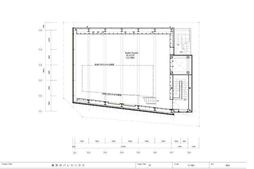 Ballet studio plan