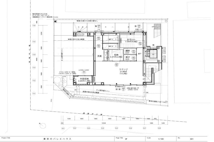 Residence upper floor plan