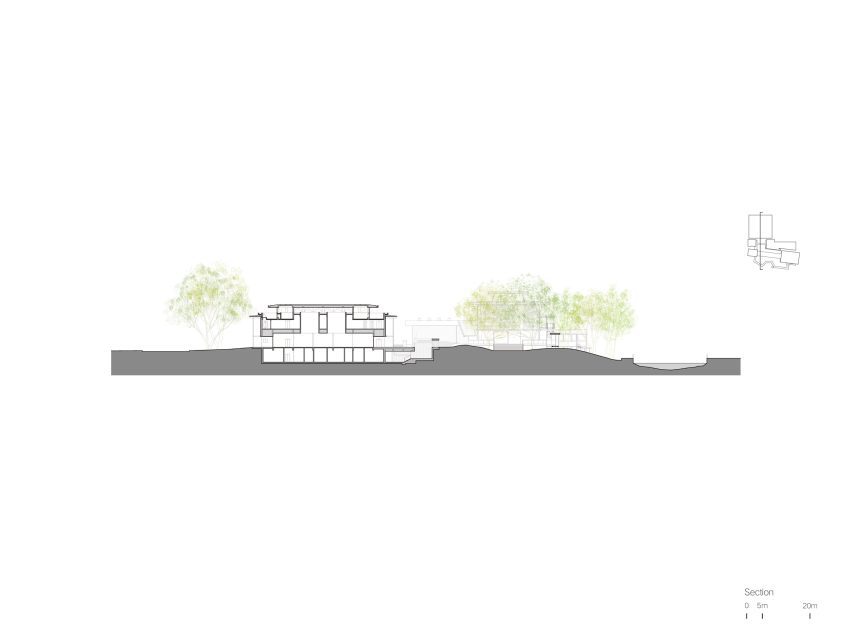 Section of Aranya Art Centre Guangzhou by Vector Architects