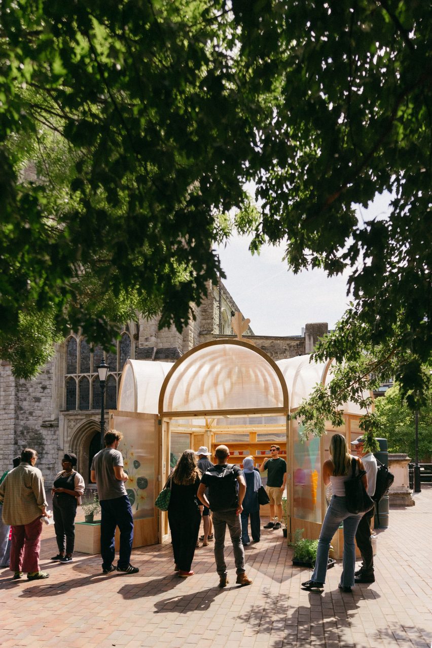 The Veggery greenhouse at the Barbican by Studio Folk Architects and Raskl