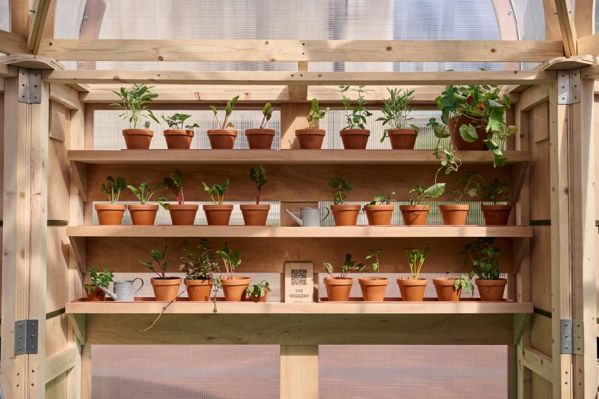 The Veggery greenhouse at the Barbican by Studio Folk Architects and Raskl