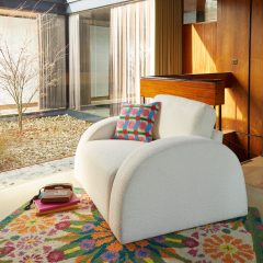 Half Moon Sofa and Armchair