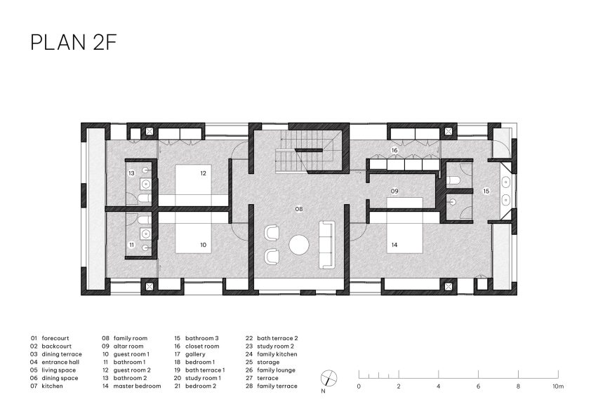 Plan of 100 Windows by Inrestudio
