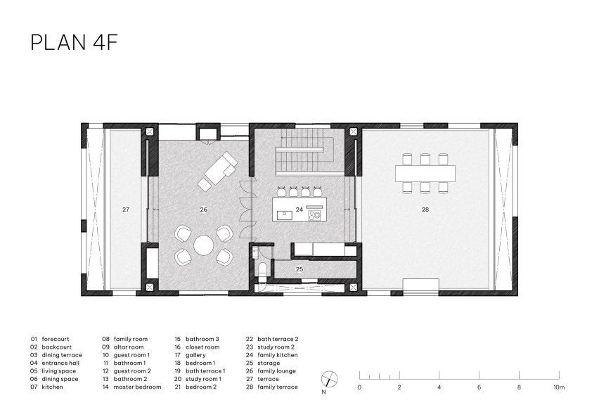 Plan of 100 Windows by Inrestudio