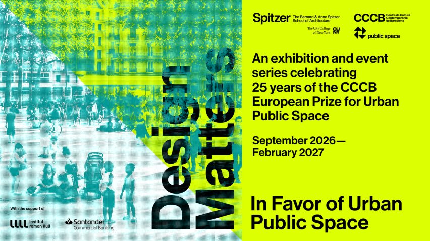 Graphic for Design Matters: In Favor of Urban Public Space
