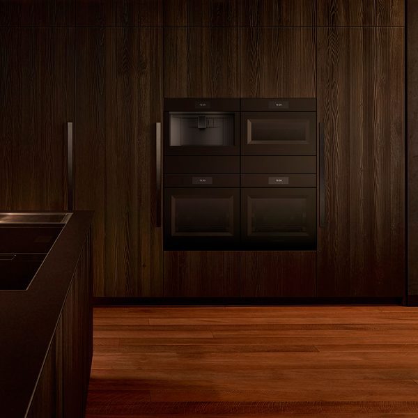Render of a kitchen with appliances by Fisher & Paykel