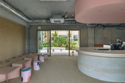 Overview of Miyakojima Island cafe