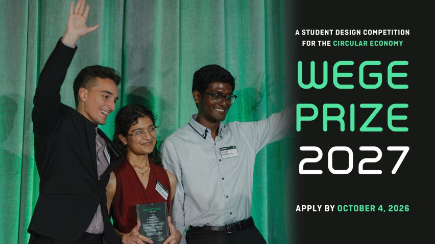 Graphic for Wege Prize 2027: A Student Design Competition for the Circular Economy
