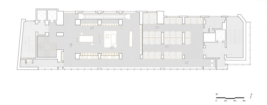 Zara Shanghai flagship third floor plan by AIM Architecture