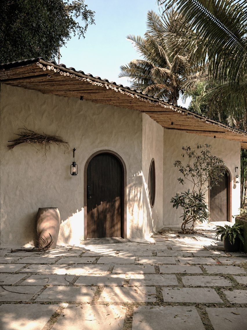 The Earthen Retreat by AKSH Architects