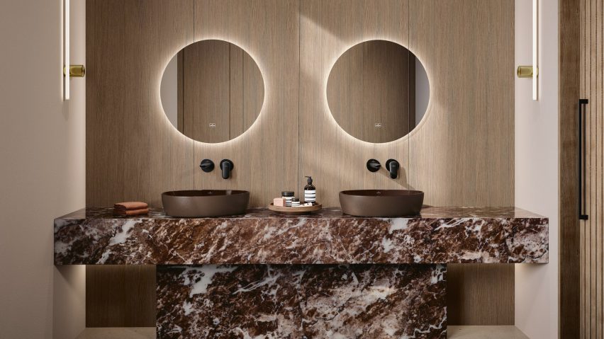 Antao Earth washbasins by KaschKasch and Villeroy & Boch