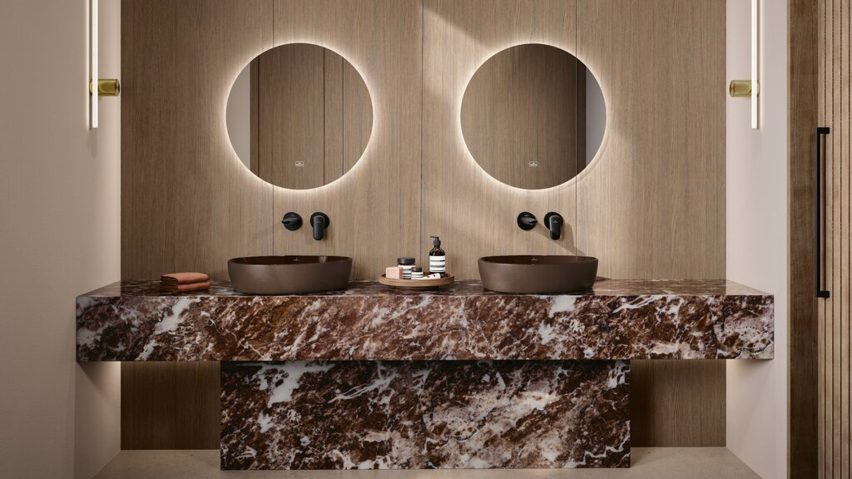 Antao Earth washbasins by KaschKasch and Villeroy & Boch