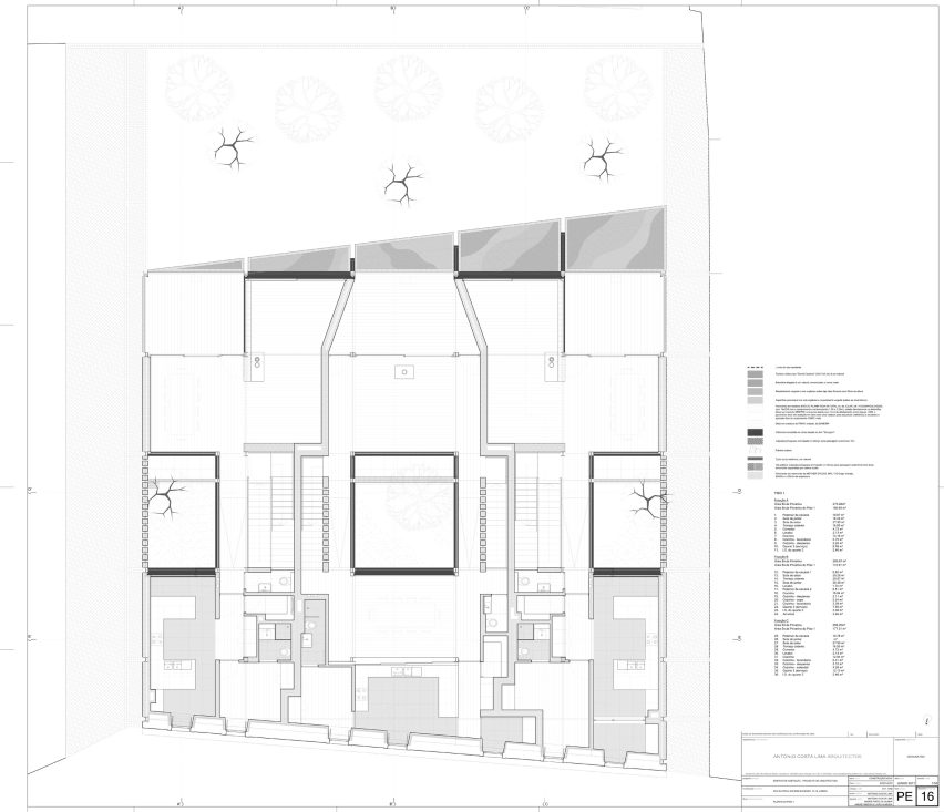 Plan of Praia do Bom Sucesso by António Costa Lima Arquitectos